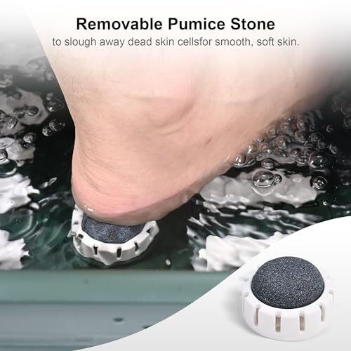 Foot Spa with Heat and Massage and Jets, Collapsible Foot Bath with Bubbles, 