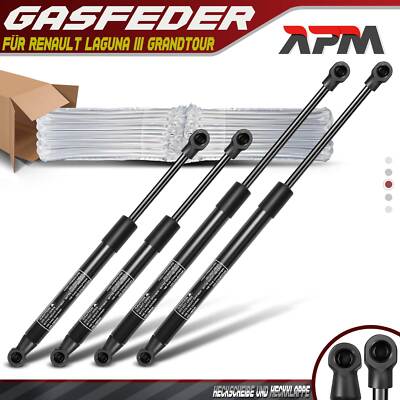 4x Gasfeder Dämpfer Heckscheibe + Heckklappe für Renault Laguna III Grandtour