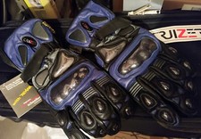 Guanti Moto in Pelle con Protezioni Rigide Cruizer Pista Racing L no S M XL XXL