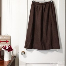Vintage Wool Blend Pencil Skirt