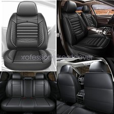 New Car 5-seat Covers For Honda Front Rear Full Pu Leather Cushion Breathable