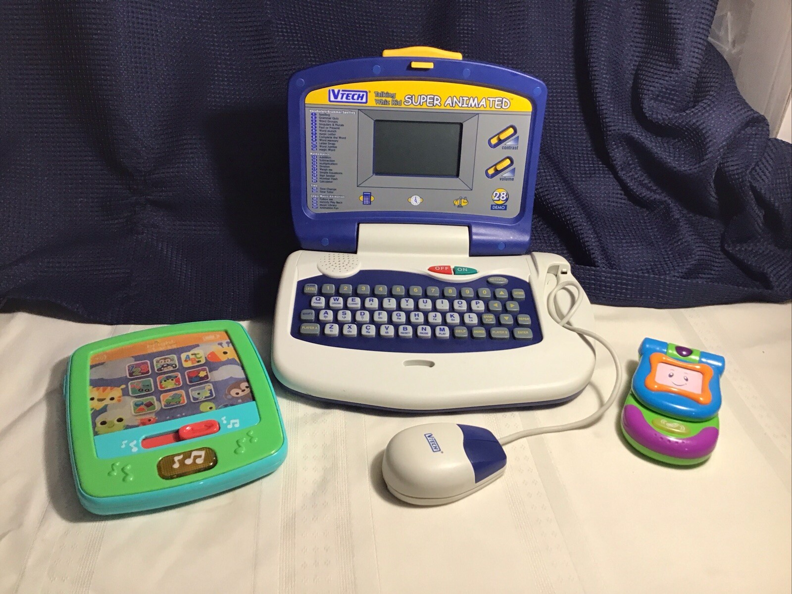 Lot Kids Educational Toys ,vetch Computer,Bright Star Phone And Interactive Game-image