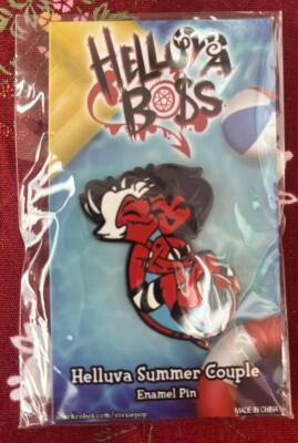 Helluva Boss Helluva Sommerpaar Emaille Pin SELTEN LIMITED EDITION