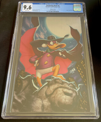Darkwing Duck #1 CGC 9.6 | 1:500 David Nakayama Virgin Premium Metal Cover X