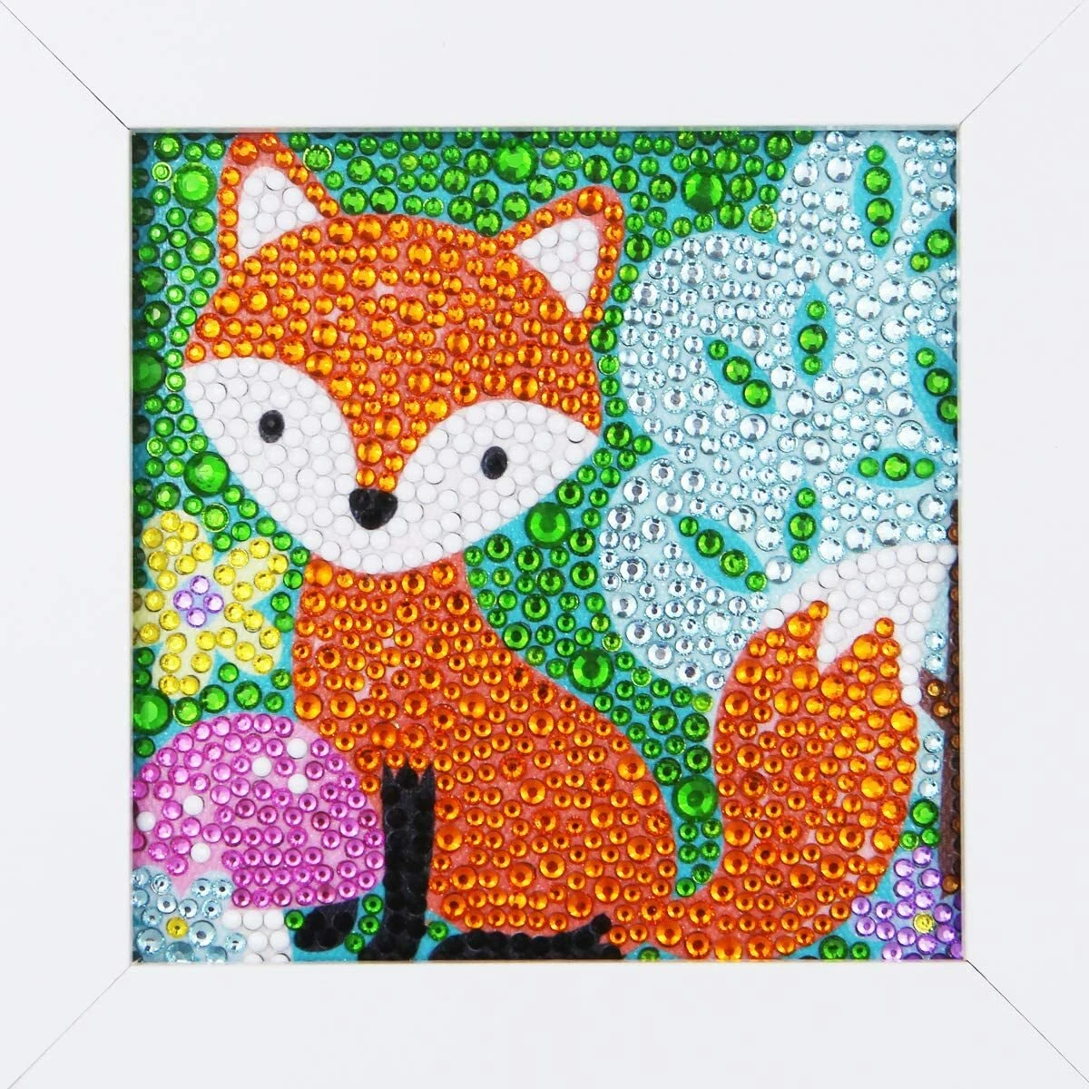 5D Diamond Painting Two Foxes Kit