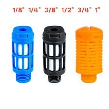 1/8" 1/4" 3/8" 1/2" 3/4" 1" Pneumatic Plastic Silencer PSL Male Thread Muffler