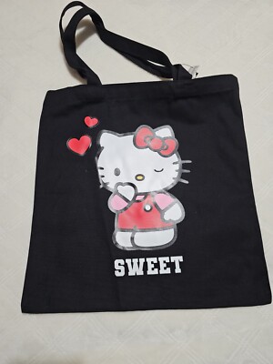 Hello Kitty Friends Black Tote Bag Forever 21 NWT