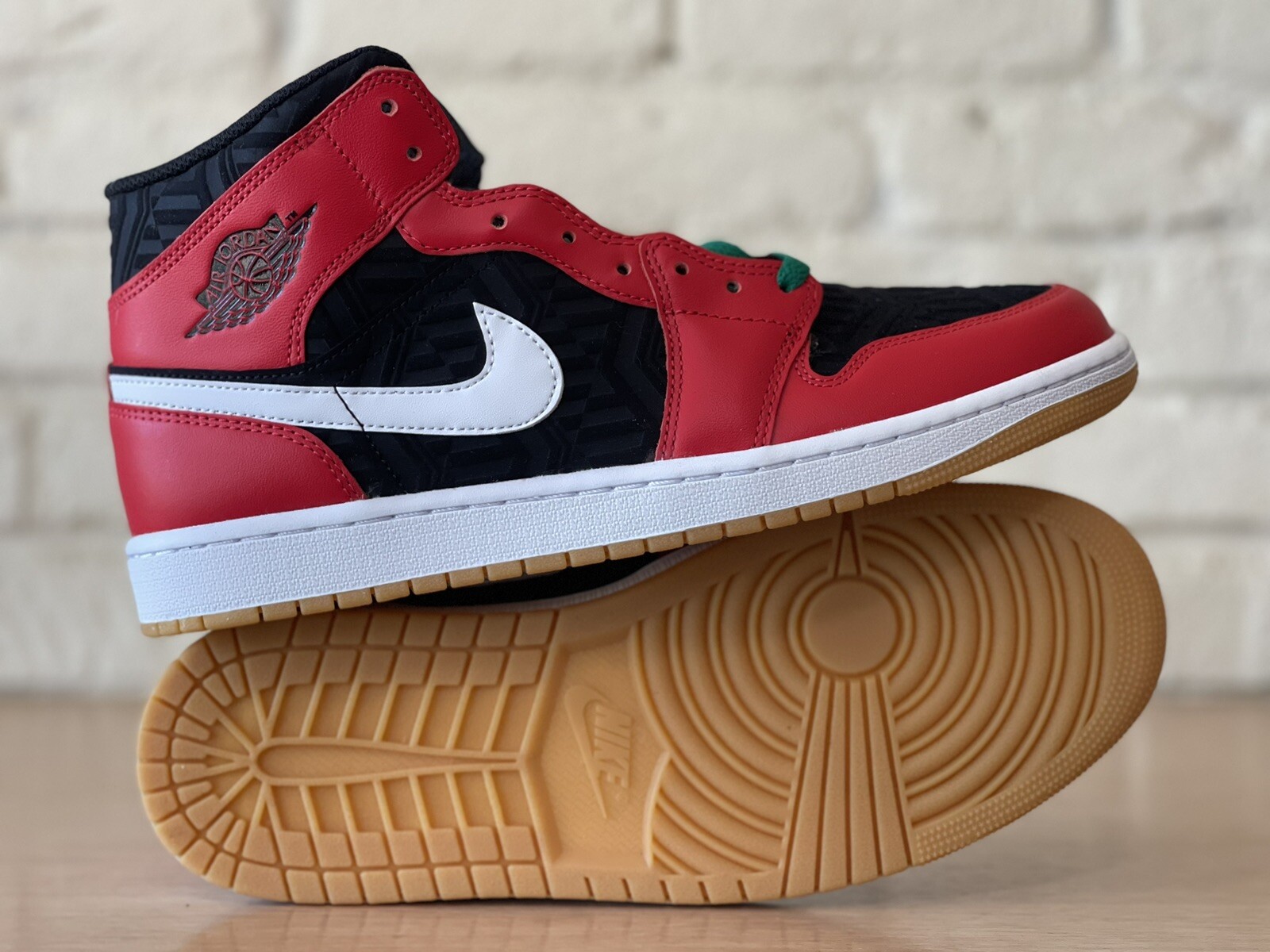 jordan 1 rot grün