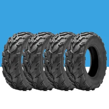 Set 4 25x8-12 ATV Tires 25x8x12 Heavy Duty 6Ply MUD UTV All Terrain Replacement