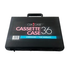 Clik Case Cassette Carrying Case 36 Audio Pre-Owned Tape Holder