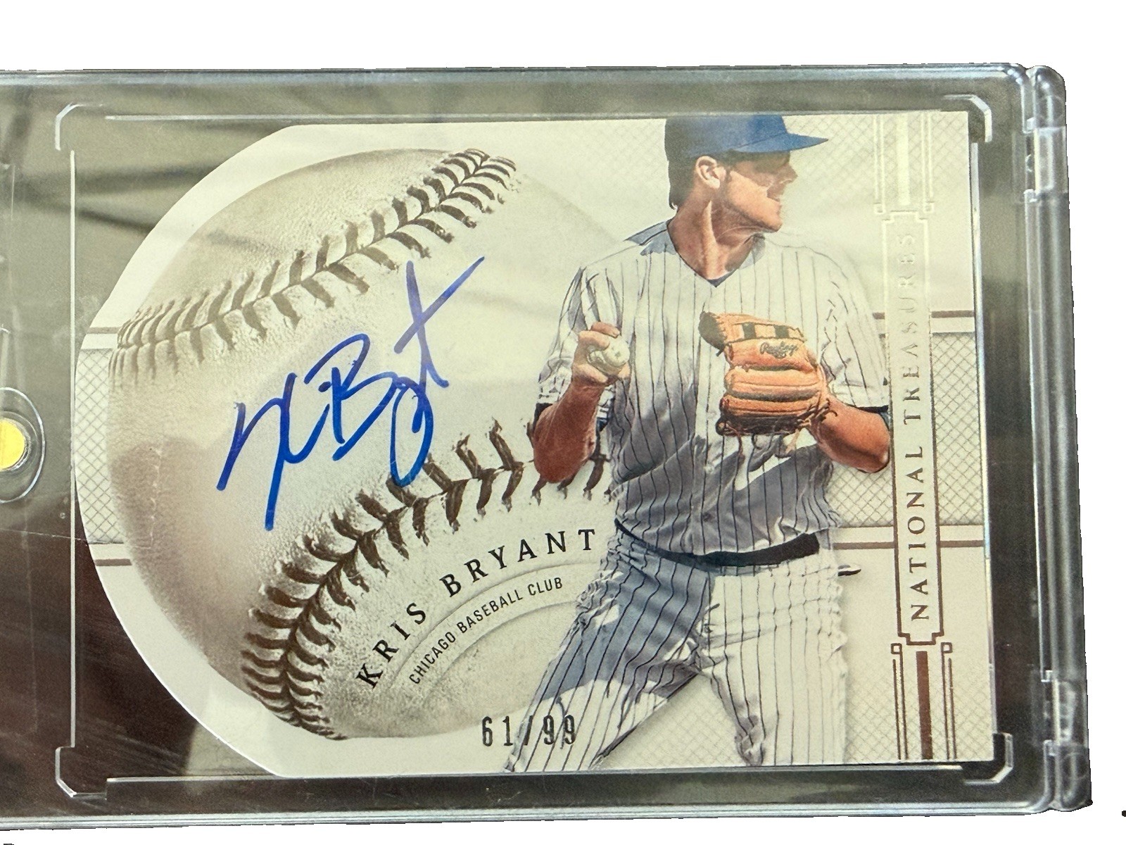 Panini 2014 National Treasures Baseball Kris Bryant Auto #92 Panini Auth /99 view 1
