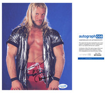 Chris Jericho 'WWE' Wrestler Signed 8x10 Photo ACOA Wrestling Champion AEW