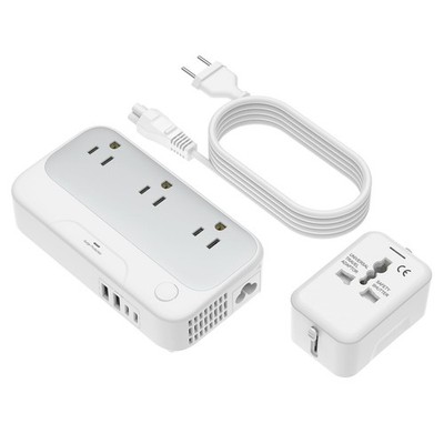Universal Voltage Converter us to Europe, 220v to 110v Power Travel Converter...