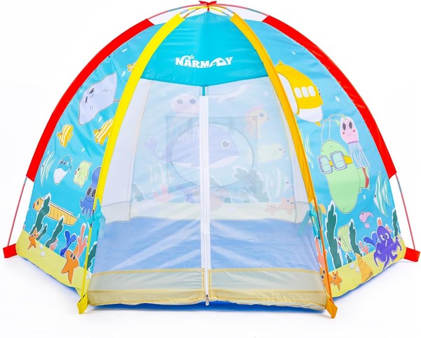 Spielzelt Ozean-Kuppelzelt FüR Kinder 182 X 152 X 121 Cm Drinnen DraußEn-image