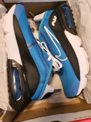 Nike Air Max 2090 (GS) Blue Black White Mesh Cushioned Sneakers Unisex Kids 7Y