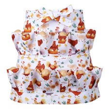 Chicken Egg Collecting Apron 12 Pouches Farmhouse Poultry Duck Goose