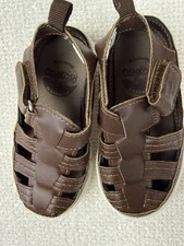 OshKosh B'gosh Toddler Boy's Kale Sport Sandals US Sz 6M Brown