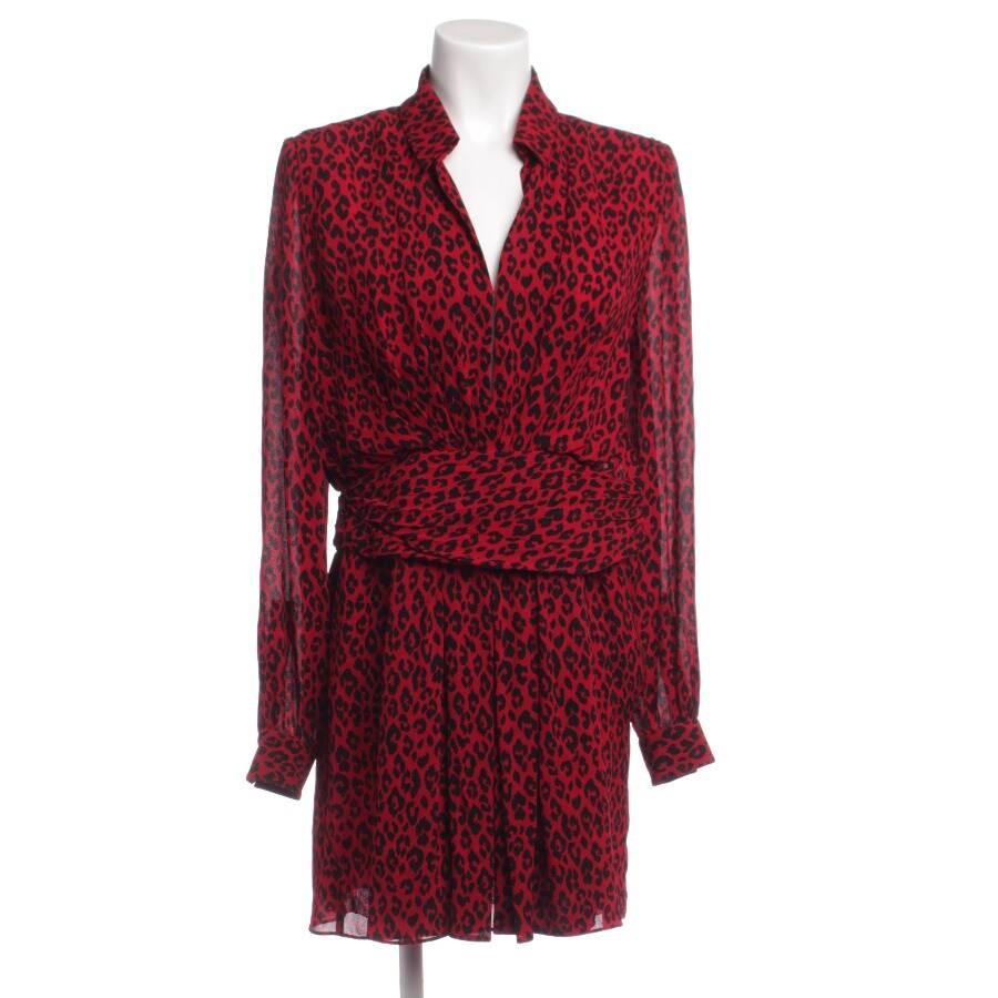 Abito da cocktail Saint Laurent rosso nero 40 FR 42