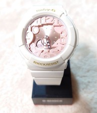 CASIO Baby-G BGA-131 White Pink Ana-Digital New Battery Working Watch