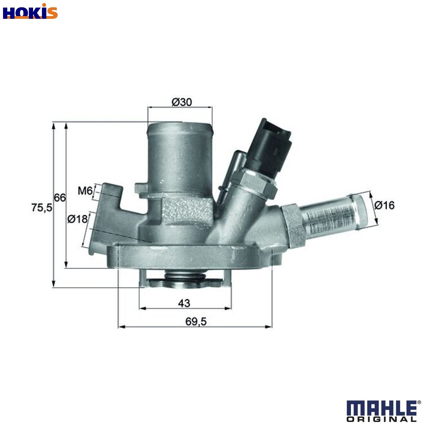 TI 151 80 MAHLE Thermostat, coolant for ABARTH,ALFA ROMEO,CHRYSLER,FIAT,JEEP,LAN - Image 6
