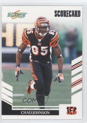 2007 Score Scorecard 44/750 Chad Johnson #188 0j8