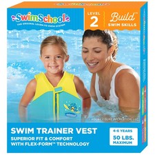 Kids Swim Trainer Vest for Toddlers Ages 2  6 Learn to Swim Float Aid