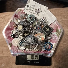 Bead Soup 3 pounds Mix Lot Loose Jewelry Making Charms And Beads destash