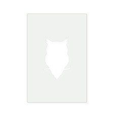 Owl 5 Reusable Mylar Stencil, 10 mil Plastic Paint Stencil for Crafts and Decor