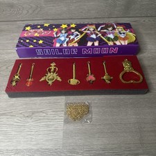 Sailor Moon Collectors Pendants. Japenese Anime Hard To Find Lot Of 7 VERY NICE