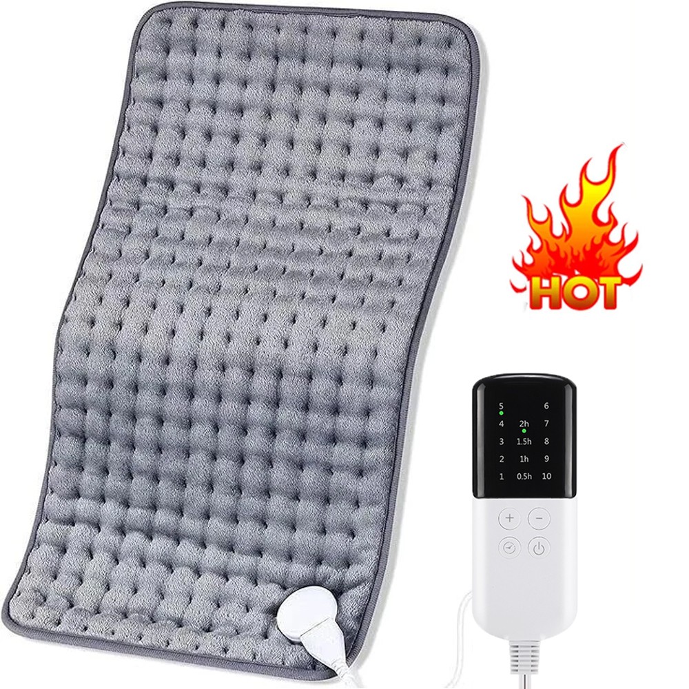 Electric Heat Pad Heating Pad Back Neck Shoulder Belly Heating Relief 30cmx 60cm