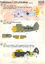 Print Scale Decals 1/32 POLIKARPOV I-153 "CHAIKA" Soviet WWII Fighter Part 2