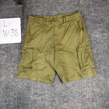 Open Trails Cargo Shorts Men's Size 40 Olive Green Cotton