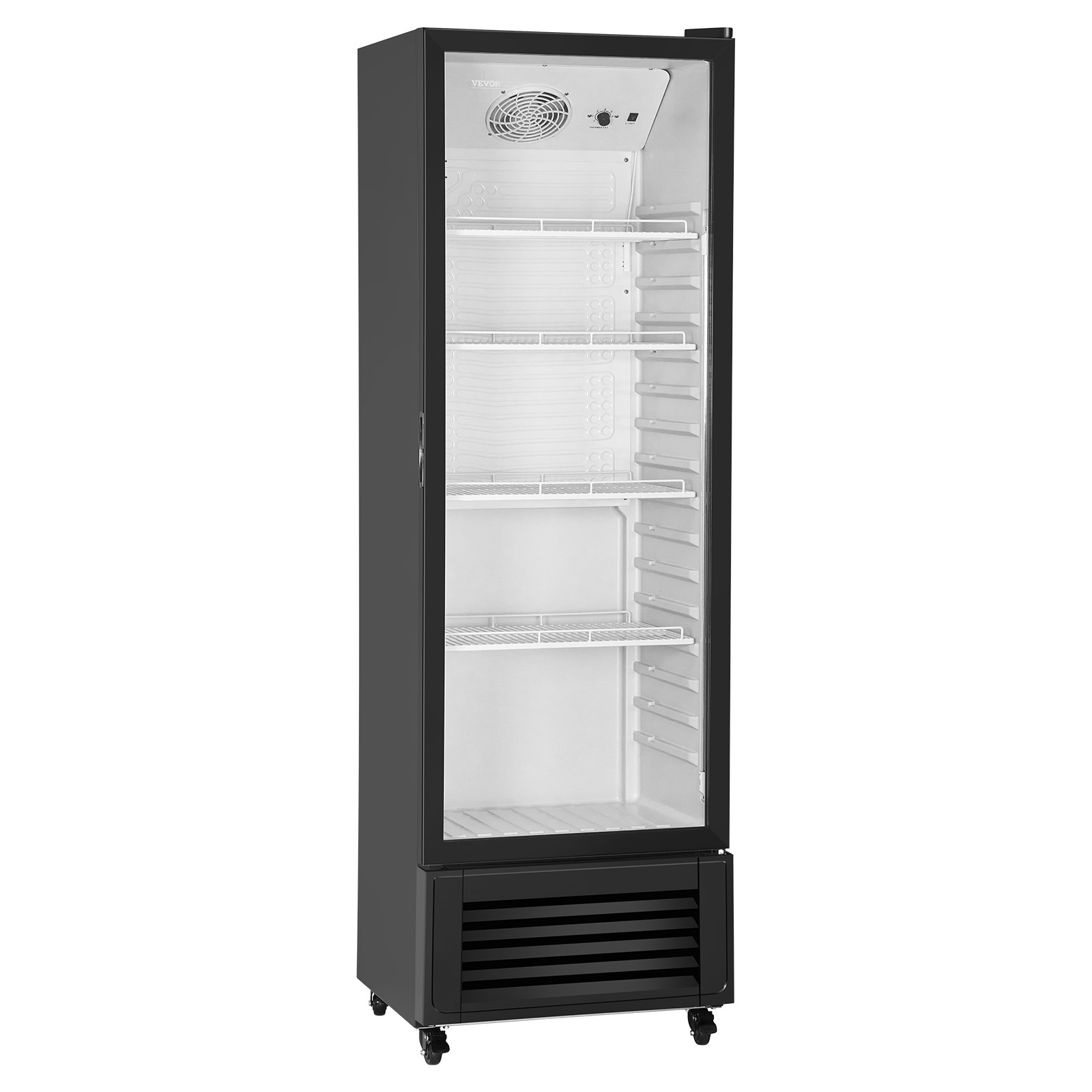 22" Commercial Merchandiser Refrigerator 11.47 CU.FT Glass Door Beverage Fridge