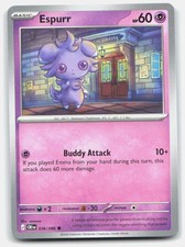 Pokemon TCG Espurr 036/086 ME04: Chaos Rising NM