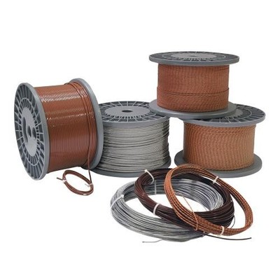 TW-SL-K24-FEP-000-25, Solid thermocouple wire, Type K, 24 AWG, special limi