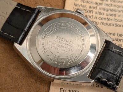 Vintage 1968 SEIKO LM Lord Matic 5606-7000 Kanji Day/Date
