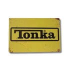 Tonka Tin Sign Toy Trucks Vintage Man Cave Boys Room Tin Metal Signs Home Décor