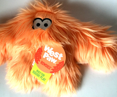 West Paw Rowdies Hundefigur Plüschtier Signe melon lachs Hundespielzeug WP60041