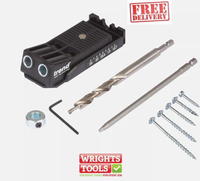 Trend Twin Pocket Hole Jig PH/JIG/C