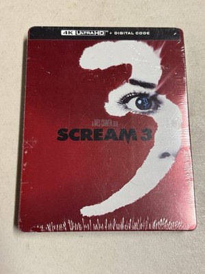Scream 3 2000 4K Ultra HD Limited Edition Steelbook OOP SEALED