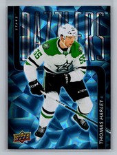 2025-26 Upper Deck Series 1 #DZ-43 THOMAS HARLEY Blue Dazzlers Dallas Stars