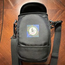 Generic Black Nylon Padded Camera Compact Case/Pouch w/ Shoulder Strap Universal