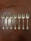 Vintage Towle Old Master Sterling Silver Teaspoons Set of Seven 5 7/8"