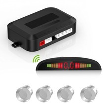 Wireless Car Parking Sensor, Reverse Radar System with 4 Parking Sensors, Wir...