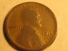 1914-D Key Lincoln Cents /  Good-scratch