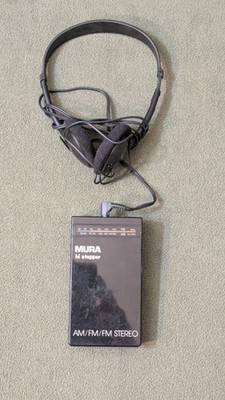 Vintage 80s Mura Hi Stepper Am/Fm Walkman Radio Receiver - Tested & works!