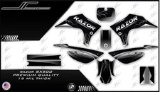 Razor SX500 graphics kit decals THICK AND HIGH GLOSS 