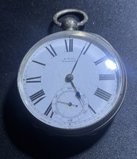 Antique Dueber Silverine Pocket Watch A.W. Waltham Co.