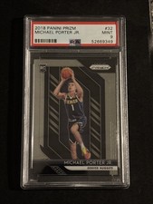 2018-19 Panini Prizm Michael Porter Jr ROOKIE PSA 9 MINT #32