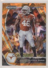 2021 Panini Prizm Draft Picks Orange Ice Prizm Joseph Ossai #150 2xd